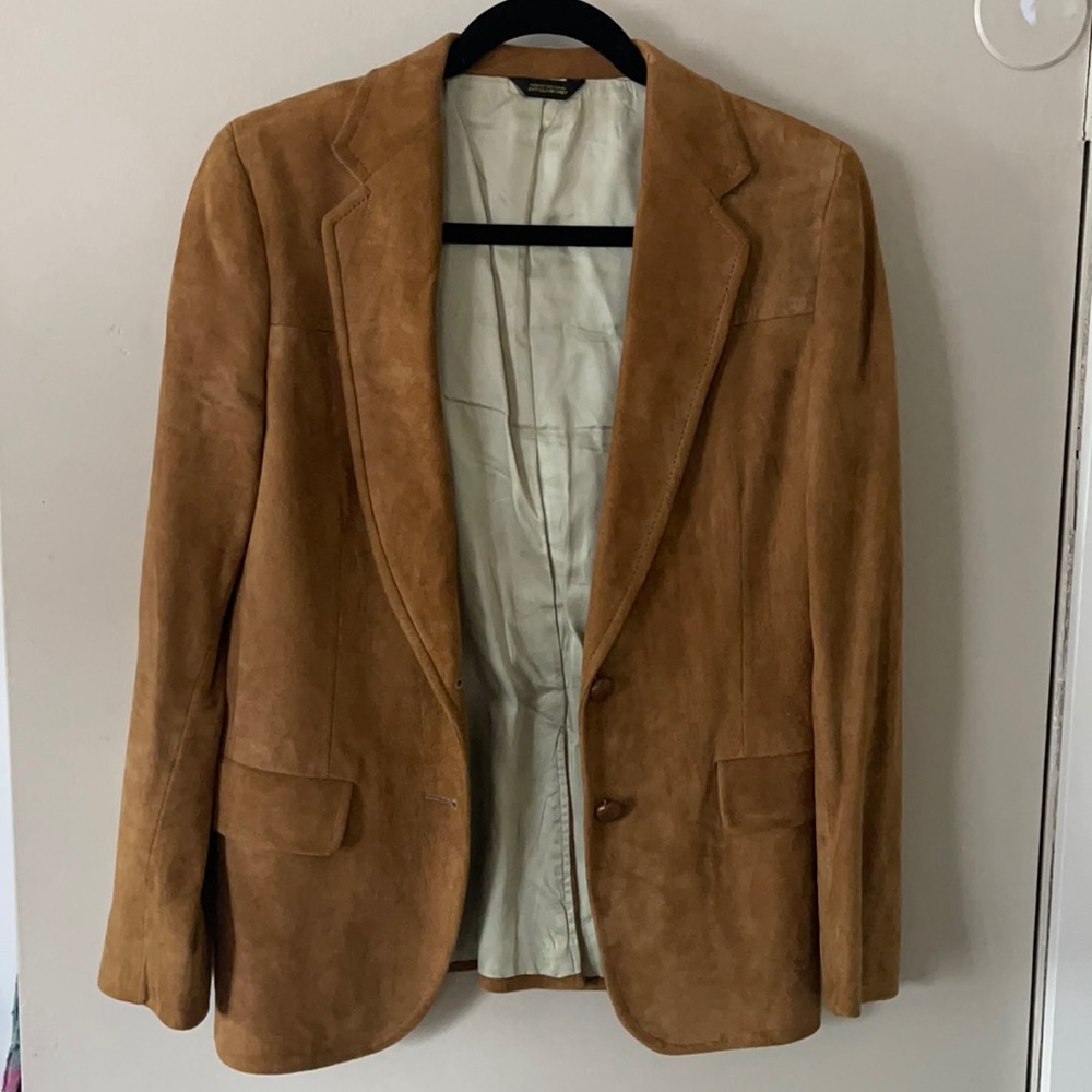 Suede blazer